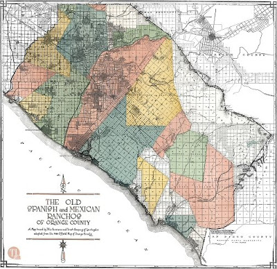 Los Angeles Orange County Map. of Los Angeles. (The map