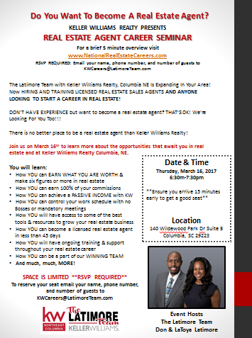  Real Estate Career Workshop