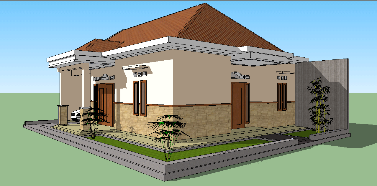  Sketsa Sederhana Rumah Minimalis 2