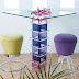 Unic Home Design-Modern Furniture and colorful glass bar tables
