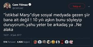 “İstikbal marşı”