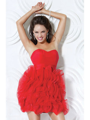 Jovani Short Red Dress