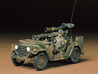 Tamiya 1/35 U.S. M151A2 w/ TOW MISSILE LAUNCHER (35125) Color Guide & Paint Conversion Chart　