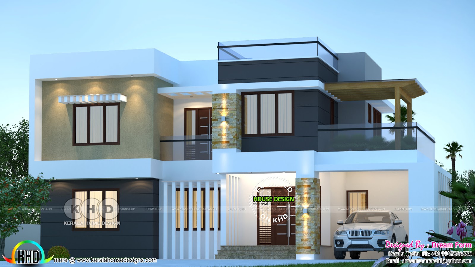 4 bedroom 2150 sq ft modern home design Kerala home 