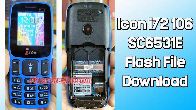 Icon i72 106 Flash File SC6531E