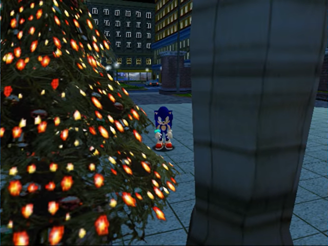 Sonic Adventure Dreamcast Christmas DLC Screenshot