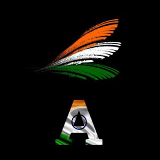 A Name Tiranga image India Flag A Letter Wallpaper