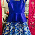 Blue Fancy Blouse and kIds Lehenga