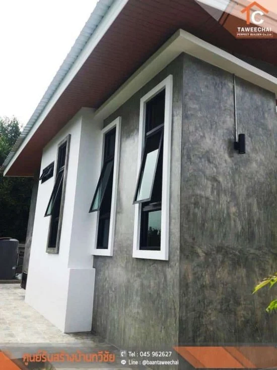 contoh model dinding depan rumah minimalis