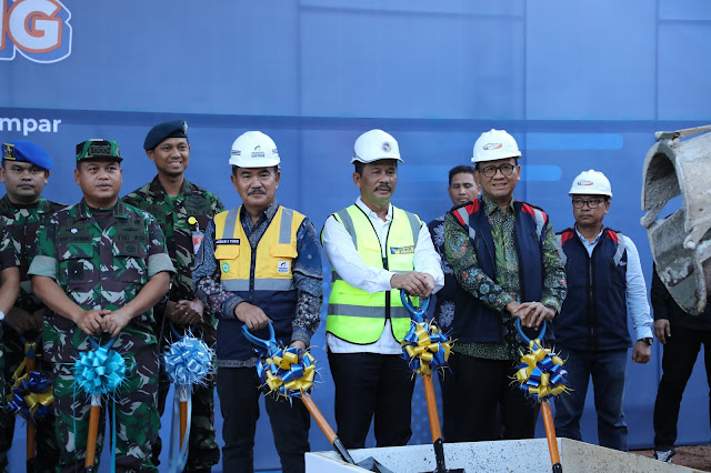 Groundbreaking Pembangunan Container Yard Jadi Titik Balik Pengembangan Pelabuhan Batu Ampar