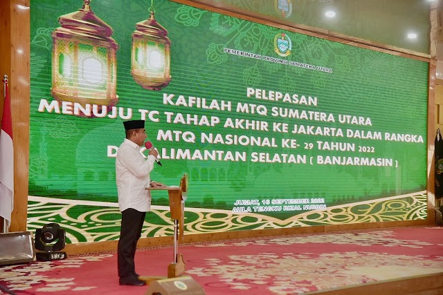 Jelang MTQ Banjarmasin, Edy Rahmayadi Minta Kafilah Sumut Miliki Kotak P3K Individu