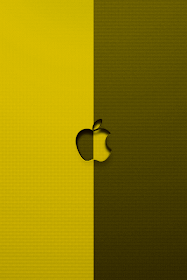 Invert Apple Logo iPhone Wallpaper By TipTechNews.com