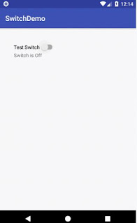 Android Switch /SwitchCompat Example