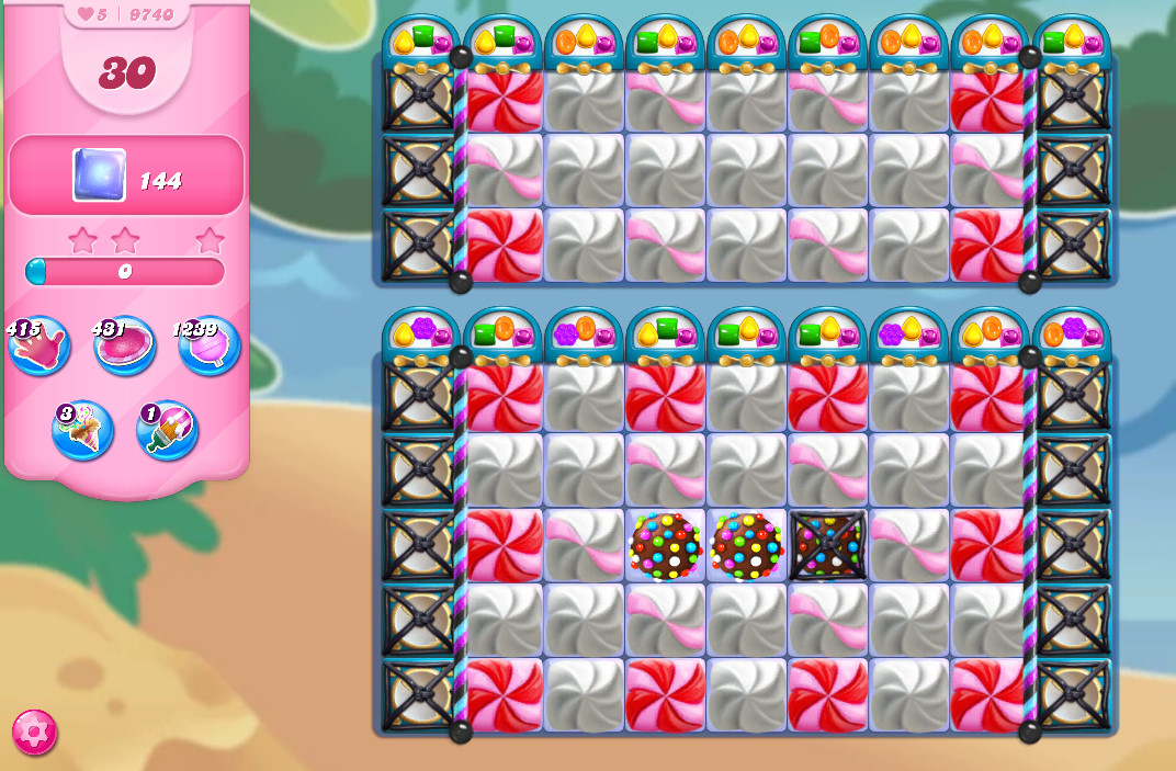 Candy Crush Saga level 9740