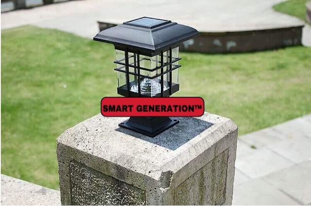 SMART GENERATION Lampu  Solar Tembok  Taman  Solar Led 