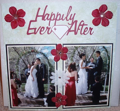  my wedding scrapbook I scrapbooked my wedding about 2 years ago