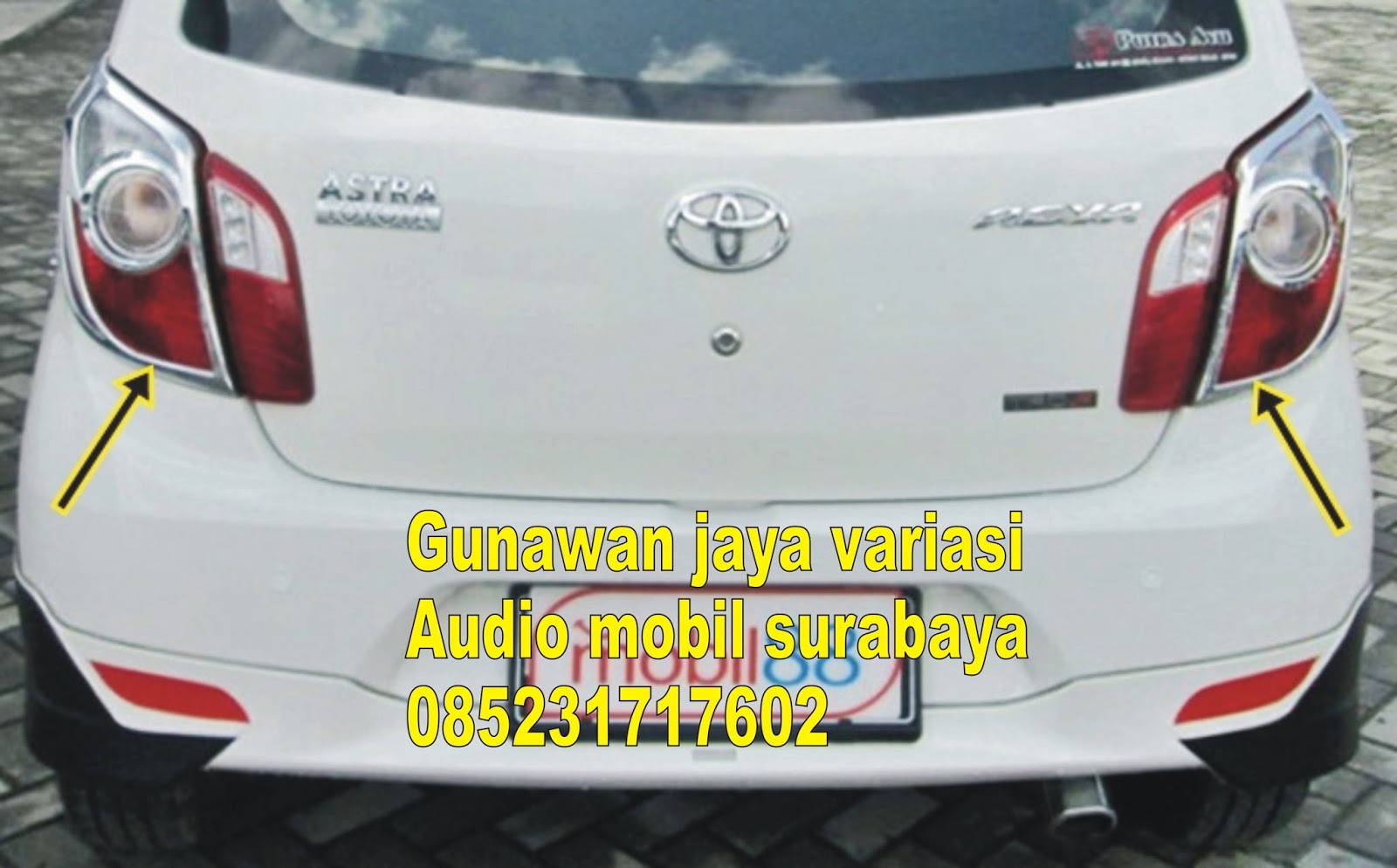 Audio Mobil Surabaya Variasi Mobil Ayla 085231717602