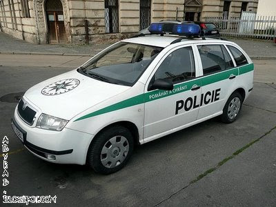 skoda police car