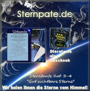 www.sternpate.de verlost eine Sterntaufe