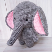 elefante amigurumi