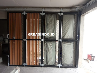 Repeat Order ke 3 Vindo Design pemasangan Pintu Garasi dan Kusen Aluminium di Alam Sutera Tangerang