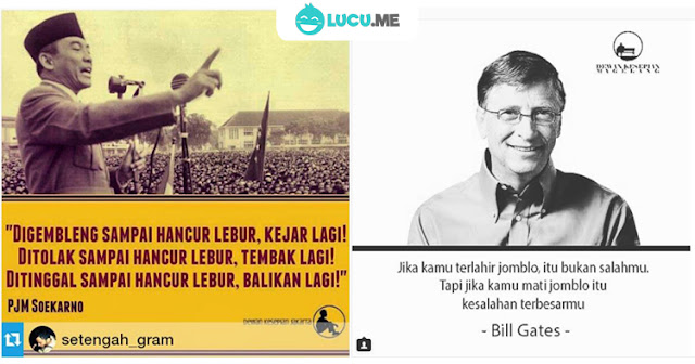 10 Meme 'Quotes Cinta' dari Tokoh Ini Bikin Jomblo Semangat Hidup Lagi