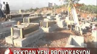 sonuncusu pkk'lı teröristler için lice'de açılan sözde özel mezarlık