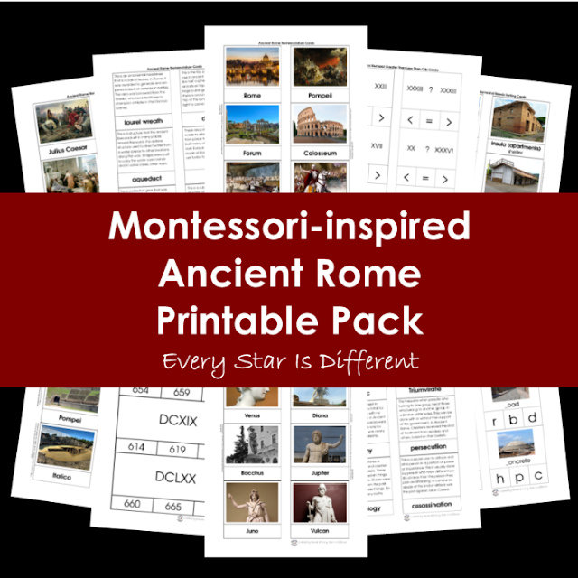 Montessori-inspired Ancient Rome Printable Pack