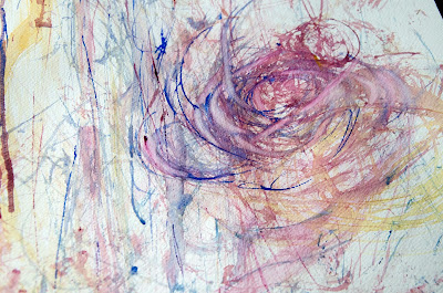 contemporary art, abstract expressionism, aquarelle, markmaking, scribble infused, art, painting