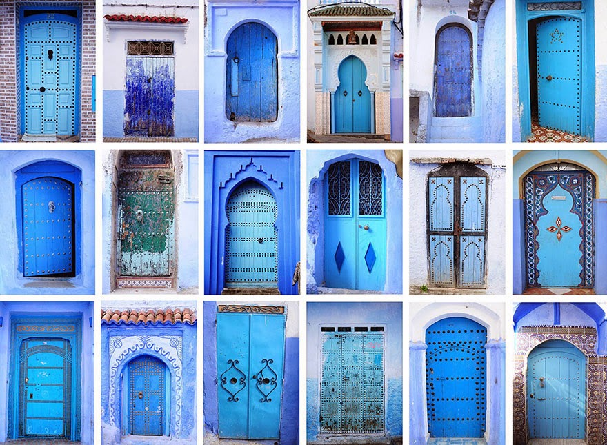 You Have To See This Mesmerizing Town In Morocco Covered In Blue Paint