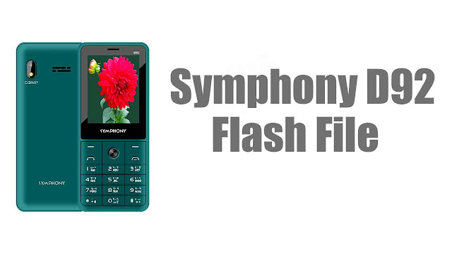 Symphony D92 Flash File SC6531E Paid 100% Tested