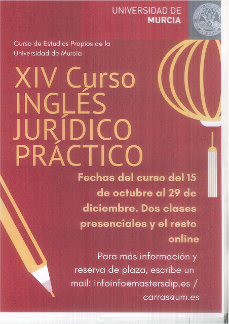 XIV Curso inglés jurídico práctico