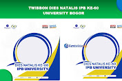 Link Twibbon Dies Natalis IPB Ke-60 University Bogor, Bigini Cara Buatnya!