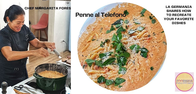 La Germania with Chef Margarita Forés  with signature dish Penne al Telefono