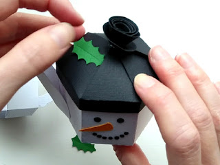 Snowman Teapot Box by Esselle Crafts