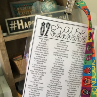 https://www.teacherspayteachers.com/Product/Praise-Phrases-3108802