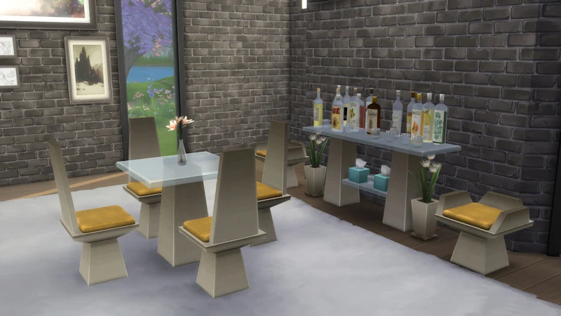 The Sims 4 Dining Room