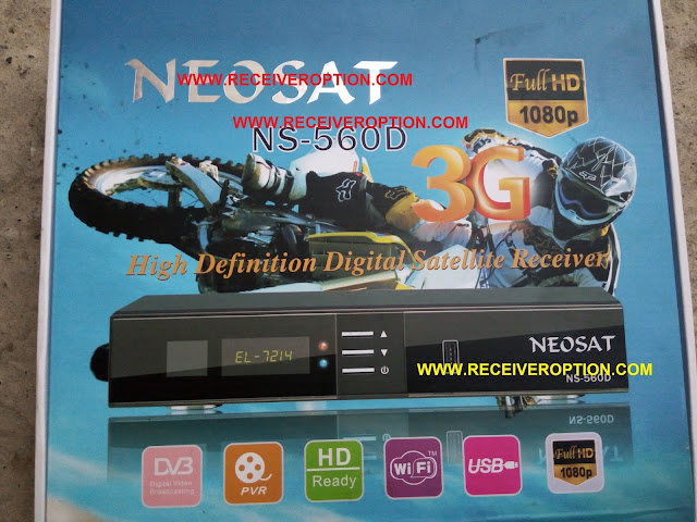 NEOSAT NS-560D HD RECEIVER BISS KEY OPTION