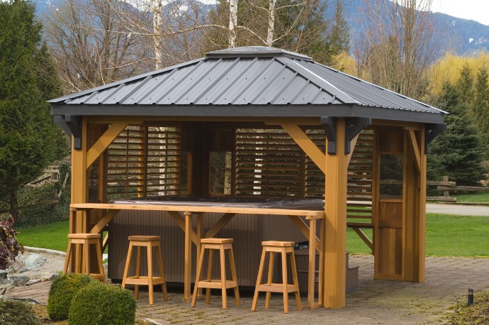 Hot Tub Reviews and Information For You: Hot Tub Gazebo