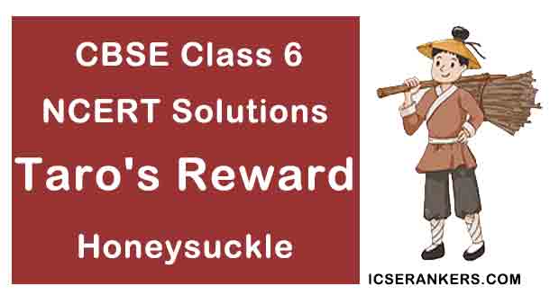 NCERT Solutions for Class 6th English Chapter 3 Taro's Reward