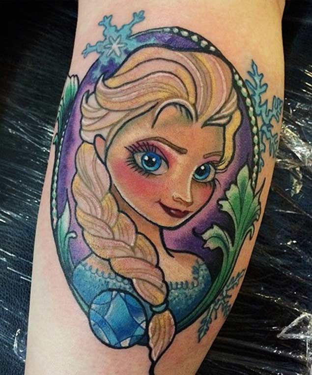 Este bezerro de tatuagem