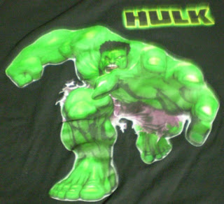 Black hulk t-shirt