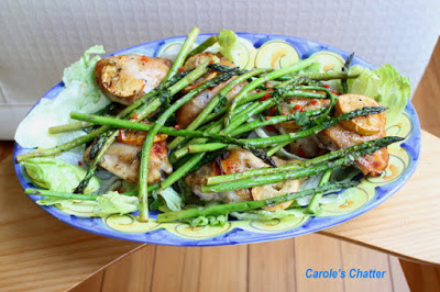 Carole's Chatter: Honey Lemon Chicken w Asparagus