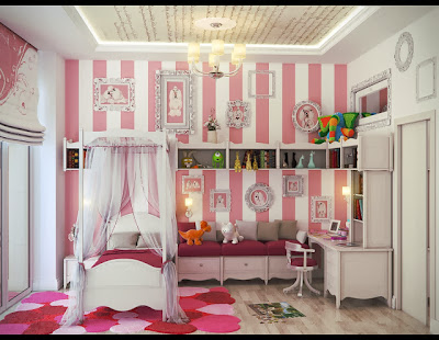 Decoração de quarto de menina