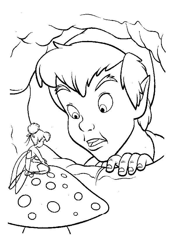 tinkerbell coloring pages