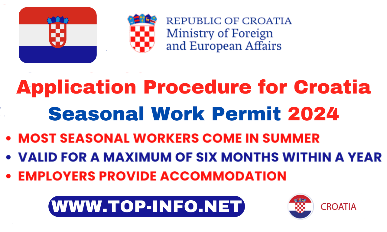 Application Procedure for Croatia Seasonal Work Permit 2024