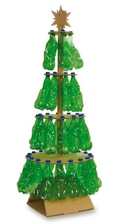 ideas de decoración para navidad con materiales reciclados