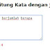 Menghitung Kata dengan jQuery - jQuery Words Counter