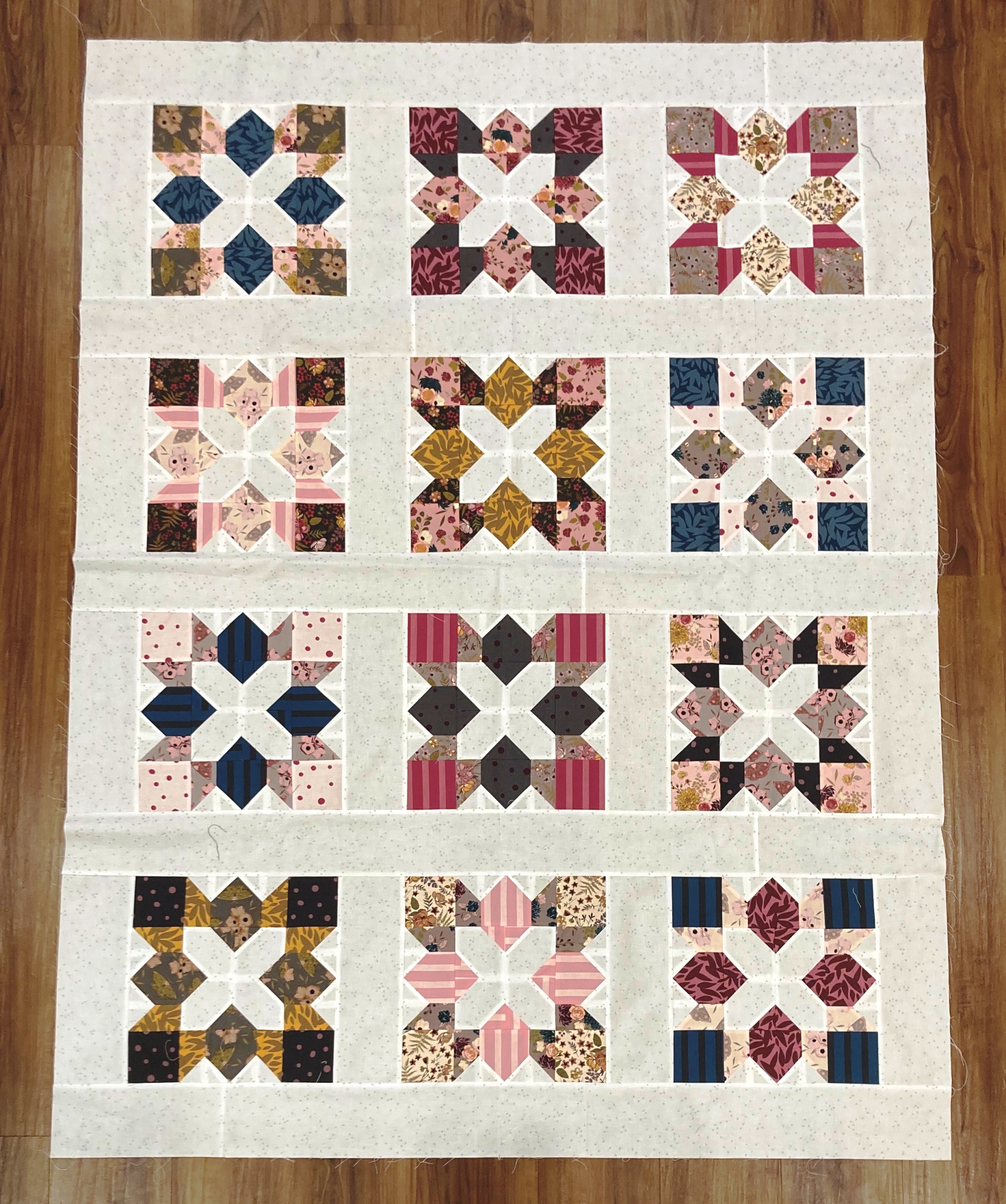 GO! X Marks the Spot Baby Quilt Pattern - AccuQuilt