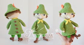 Krawka: Crochet pattern for Snufkin and Little my doll moomin inspired characters: https://www.etsy.com/listing/480012354/crochet-pattern-no-1639-snufkin-doll?ref=listing-shop-header-0 